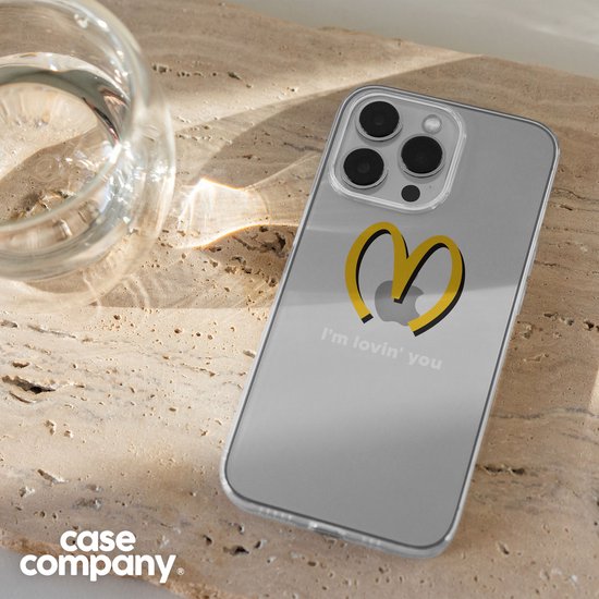 Case Company® - Hoesje geschikt voor iPhone 13 Pro hoesje - I'm lovin' you - Soft Cover Telefoonhoesje - Bescherming aan alle Kanten en Schermrand