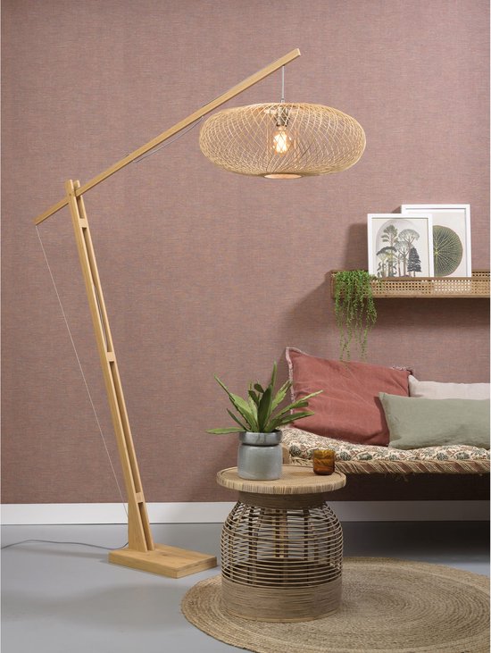 GOOD MOJO Vloerlamp Cango Bamboe 175x60x207cm Scandinavisch