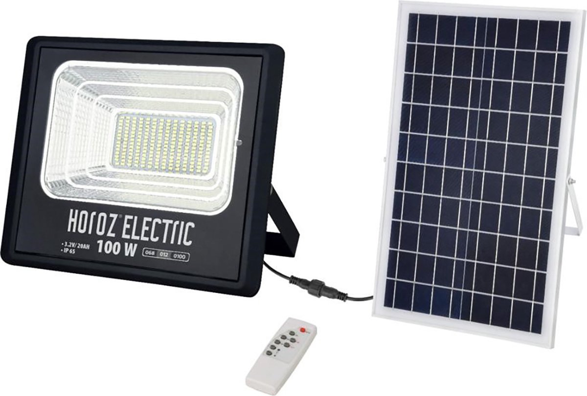 LED Floodlight op Zonne-energie - Schijnwerper - LED Solar | bol.com