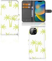 Magnet Case iPhone 14 Plus Telefoonhoesje Palmtrees