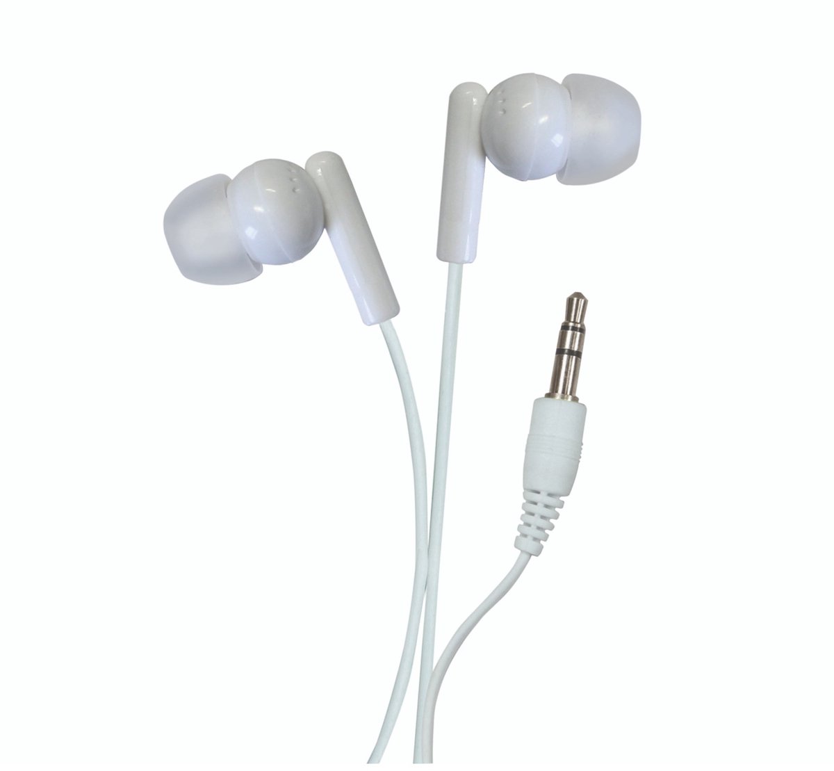 SoundLAB stereo in-ear earphones / wit - 1,2 meter