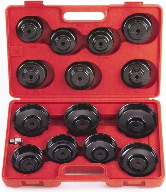 Weber Tools Jeu de clés pour filtre à huile 15 pièces