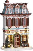 Luville - Café à piles - l17xl10xh26cm - Maisons de Noël & Villages de Noël