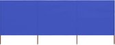 vidaXL - Windscherm - 3-panelen - 400x160 - cm - stof - azuurblauw