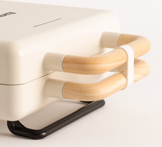 CREATE - Tosti-ijzer, grill en wafelijzer met verwisselbare platen - Gebroken wit - Dubbel - STONE STUDIO van CREATE — afbeelding 3