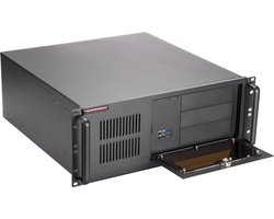 RackMatic - Rekdoos 19 "IPC microATX ATX 4U 3x5.25" 7x3.5 "diepte 450mm