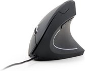 Ergonomic 6-button optical mouse, black
