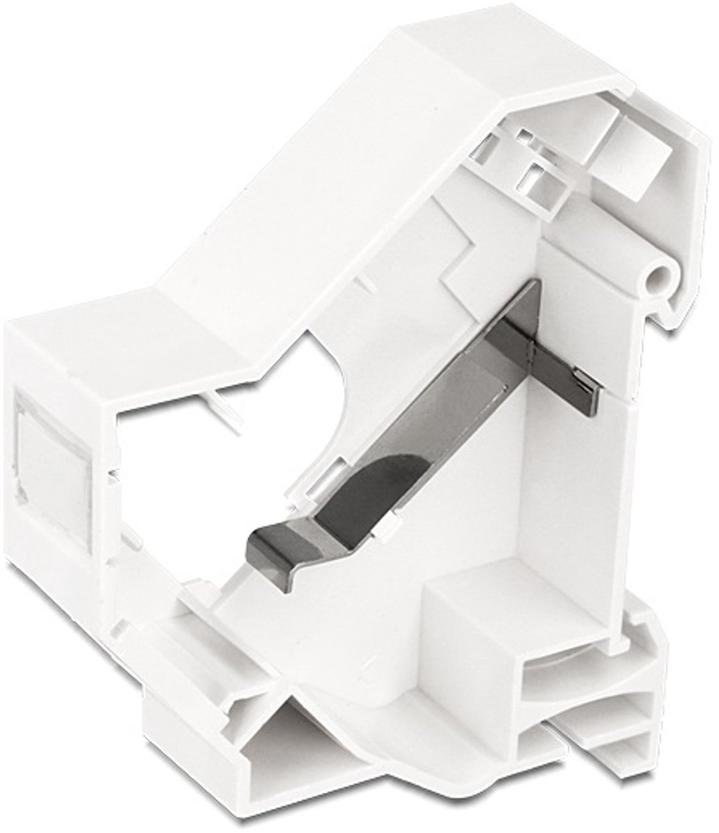 Keystone Halterung f�r Hutschienen + Erdung