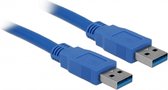 DeLOCK USB 3.0-A male/male - 2m câble USB USB A Bleu
