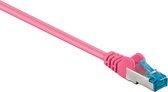 S/FTP CAT6a 10 Gigabit netwerkkabel / roze - LSZH - 10 meter