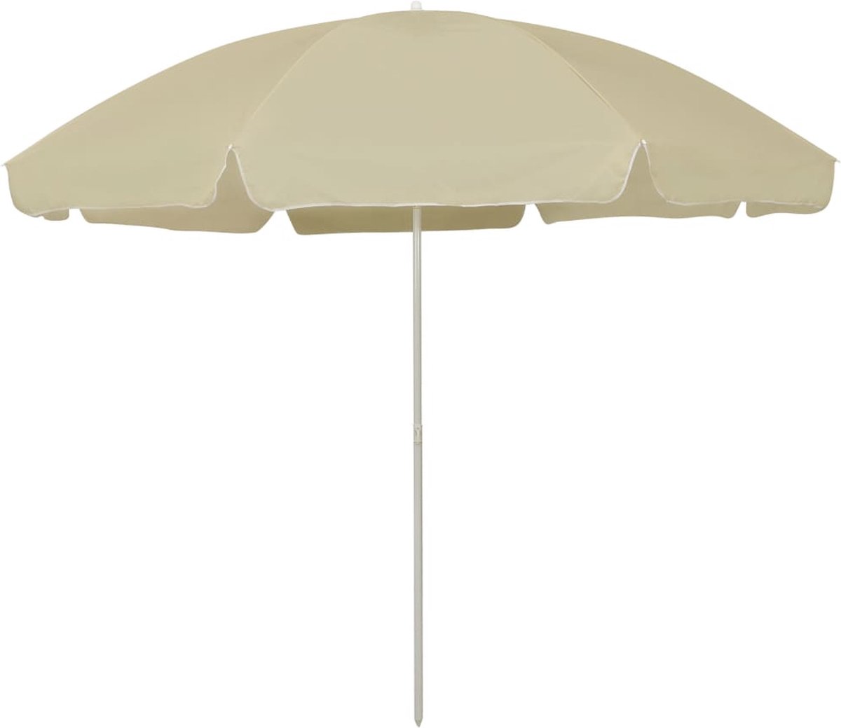 Decoways - Strandparasol 300 cm zandgeel