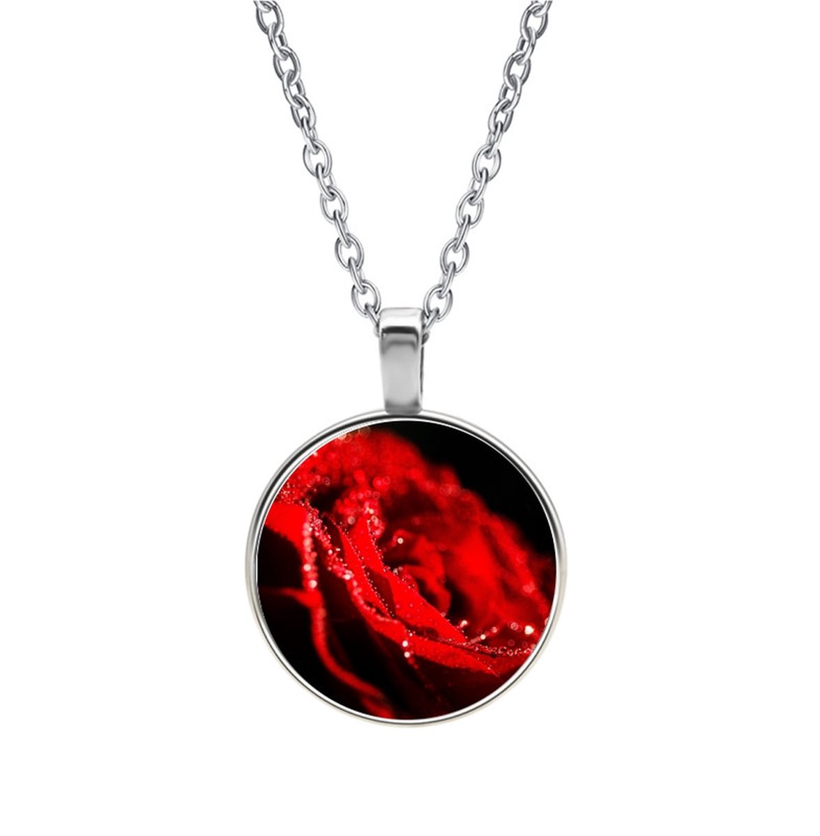 Ketting Glas - Roos
