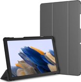 Hoes Geschikt voor Samsung Galaxy Tab A8 (2021 & 2022) hoes – tri-fold bookcase met auto/wake functie - 10.5 inch – Grijs
