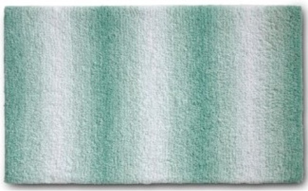 Badmat, 100 x 60 cm, Polyester, Jade Groen - Kela | Ombre
