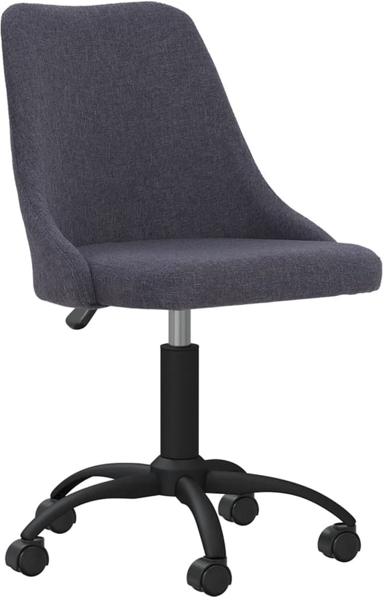 Prolenta Premium - Kantoorstoel draaibaar stof donkergrijs