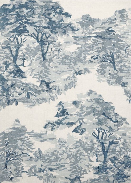 Vloerkleed Landscape Toile Light Blue 162608 - maat 250 x 350 cm