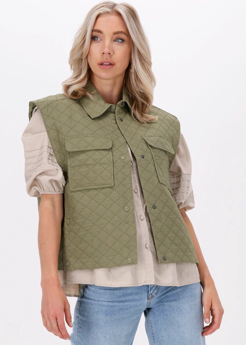 Levete Room Sarah 1 Shirt Blazers Dames - Groen - Maat XS