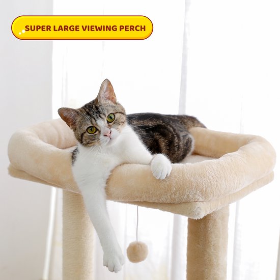 Back Zoo Nature Natuurlijk Kattenmeubel - Cat o Tree 110cm - Kaal