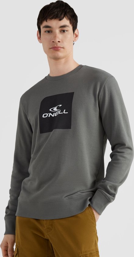 O'Neill Sweatshirts Men CUBE CREW Military Green L - Military Green 60% Cotton, 40% Recycled Polyester