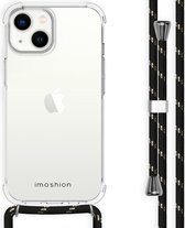 iMoshion Hoesje Geschikt voor iPhone 14 Hoesje Met Koord - iMoshion Backcover met koord - Transparant