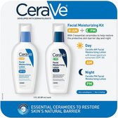 CeraVe AM Facial Hydraterende Lotion SPF 30 - Gezichtscrème - Zonnebrandcrème - CeraVe PM Hydraterende gezichtslotion | Nachtcrème met hyaluronzuur en niacinamide