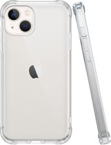 Coverzs Luxe Shock Case geschikt voor iPhone 14 hoesje transparant - Doorzichtig hoesje geschikt voor Apple iPhone 14 - Transparante case beschermhoesje geschikt voor iPhone 14 hoesjes - Transparant