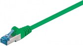 CAT6a S/FTP (PIMF) patchkabel / internetkabel 1 meter groen - netwerkkabel