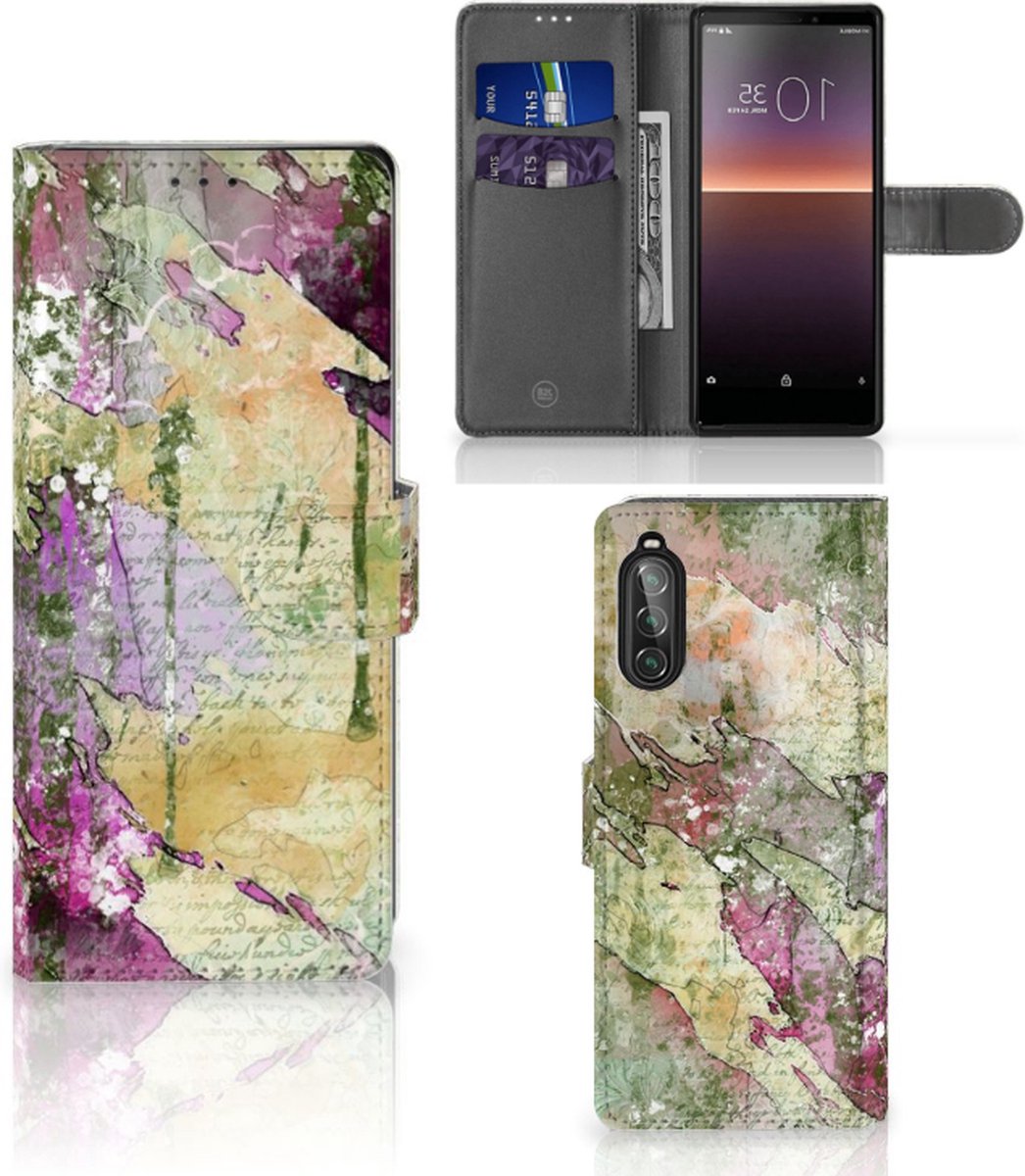 Hoesje Sony Xperia 10 II Letter Painting