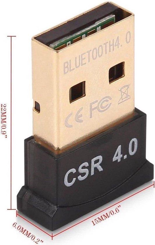 Vues Bluetooth 4.0 USB Adapter - Bluetooth Dongle - Audio Receiver - Transmitter - Bluetooth ontvanger - Windows 10 / 8.1 / 8/7 / XP - Vues
