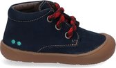 Bunnies JR Rene Rap Jongens Hoge Sneakers - Blauw - Nubuck - Veters