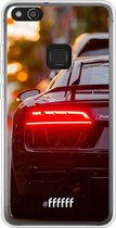 Huawei P10 Lite Hoesje Transparant TPU Case - Audi R8 Back #ffffff