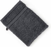 LINNICK Pure Washand 100% Katoen - Dark Grey - 16x21cm- Per 12 Stuks