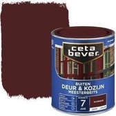CetaBever Buiten Deur & Kozijn Meester Beits - Zijdeglans - Wijnrood - 750 ml