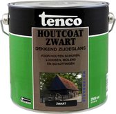 Tenco houtcoat zwart waterbasis zijdeglans - 2,5 liter