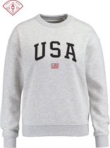 America Today Dames Sweater - Soel - Grijs - Maat: M