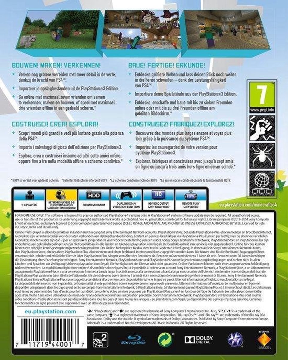 Minecraft - PlayStation 3 Edition - PS3 | Games | bol.com