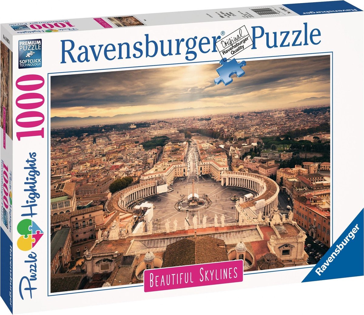 Ravensburger puzzel Rome - Legpuzzel - 1000 stukjes | bol.com