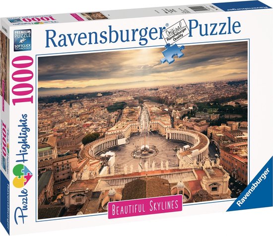 Ravensburger puzzel Rome - Legpuzzel - 1000 stukjes | bol.com