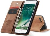 CASEME - Apple iPhone SE 2020 / iPhone 7/8 Retro Wallet Case - Bruin