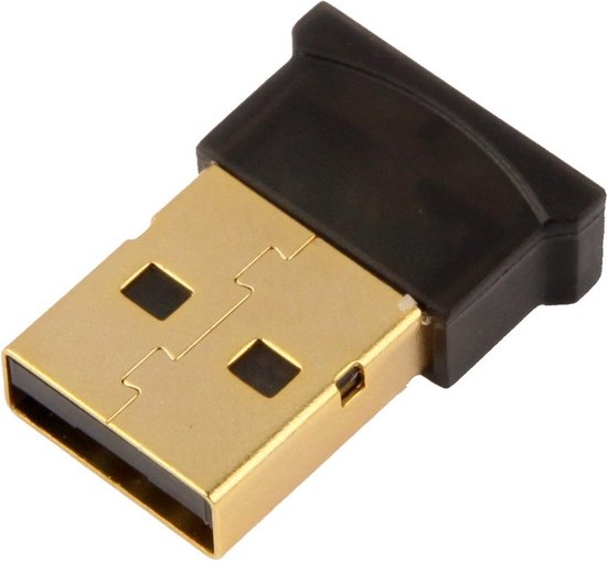 Micro Bluetooth 4.0 USB-adapter (V4.0), Transmissie-afstand: 30 m (zwart) - Merkloos