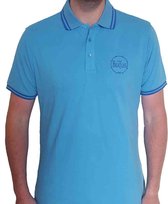 The Beatles Polo shirt -S- Drum Logo Blauw