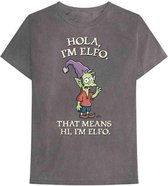 Disenchantment Heren Tshirt -2XL- Hola I'm Elfo Grijs