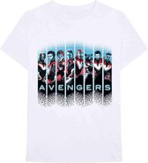 Marvel The Avengers Heren Tshirt -L- Portraits Wit