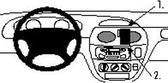 Houder - Brodit ProClip - Renault Mégane I 1996-2002 Angled mount