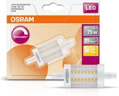 OSRAM 4058075811768 LED-lamp Energielabel A++ (A++ - E) R7s Staaf 8 W = 75 W Warmwit (Ø x l) 29 mm x 78 mm Dimbaar 1 stuk(s)