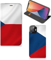 Stand Case Geschikt voor iPhone 12 | Geschikt voor iPhone 12 Pro Smart Cover Tsjechische Vlag