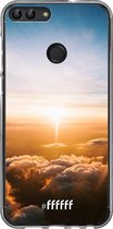 Huawei P Smart (2018) Hoesje Transparant TPU Case - Cloud Sunset #ffffff