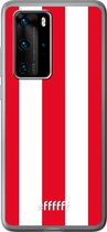 Huawei P40 Pro Hoesje Transparant TPU Case - Sparta Rotterdam #ffffff