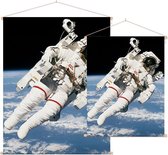 Bruce McCandless first spacewalk (ruimtevaart) - Foto op Textielposter - 60 x 80 cm