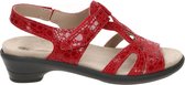 4XComfort Dames sandalen Sandalen Plat - rood - Maat 42